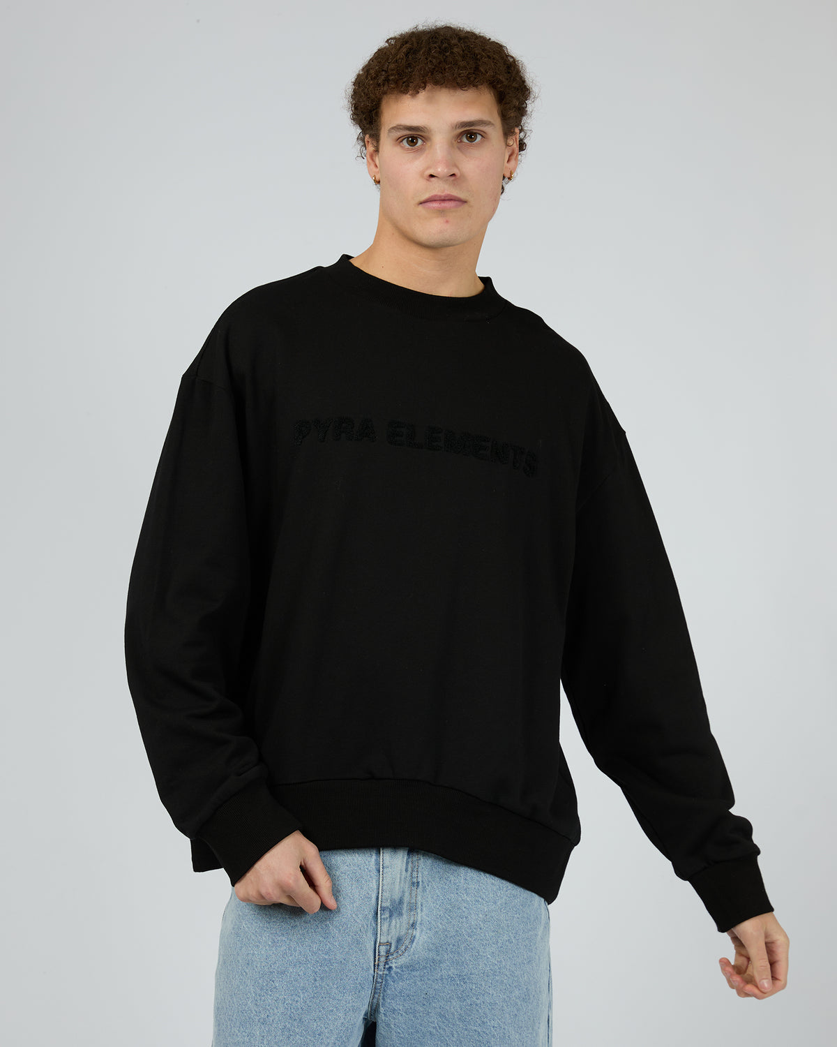 Applique Crew Black