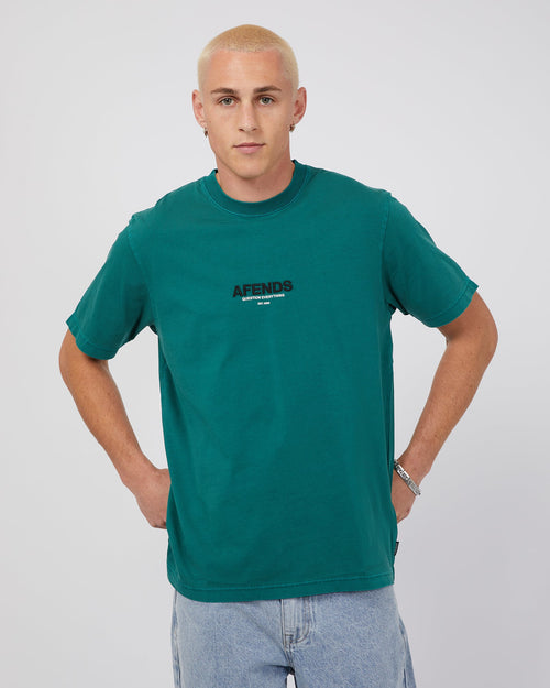 Afends-Recycled Retro Fit Tee Pine-Edge Clothing