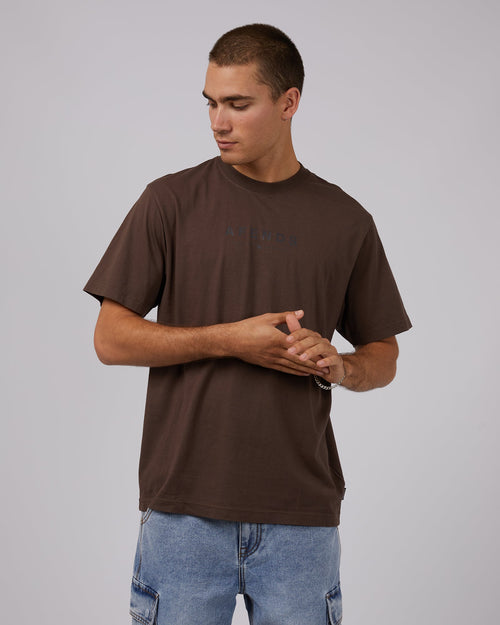 Afends-Thrown Out Retro Fit Tee Earth-Edge Clothing