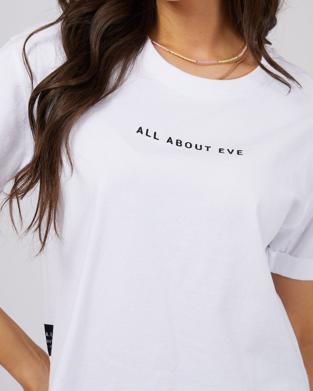 All About Eve-Aae Washed Tee White-Edge Clothing
