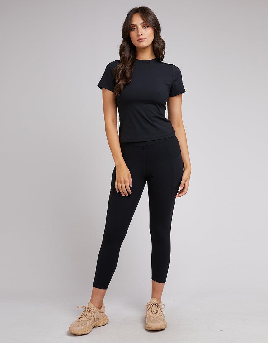 All About Eve-Active 7/8 Legging Black-Edge Clothing