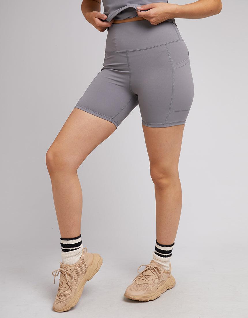 All About Eve-Active Bike Short Charcoal-Edge Clothing