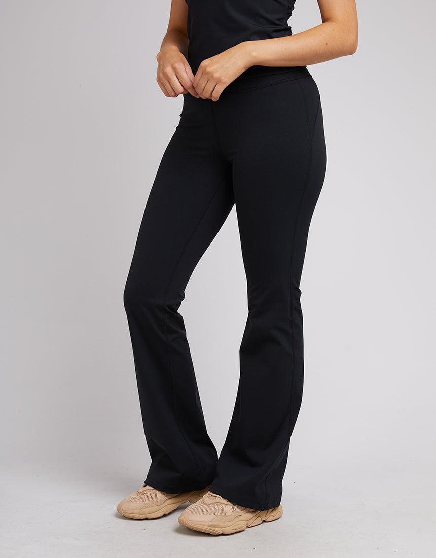 All About Eve-Active Flare Legging Black-Edge Clothing