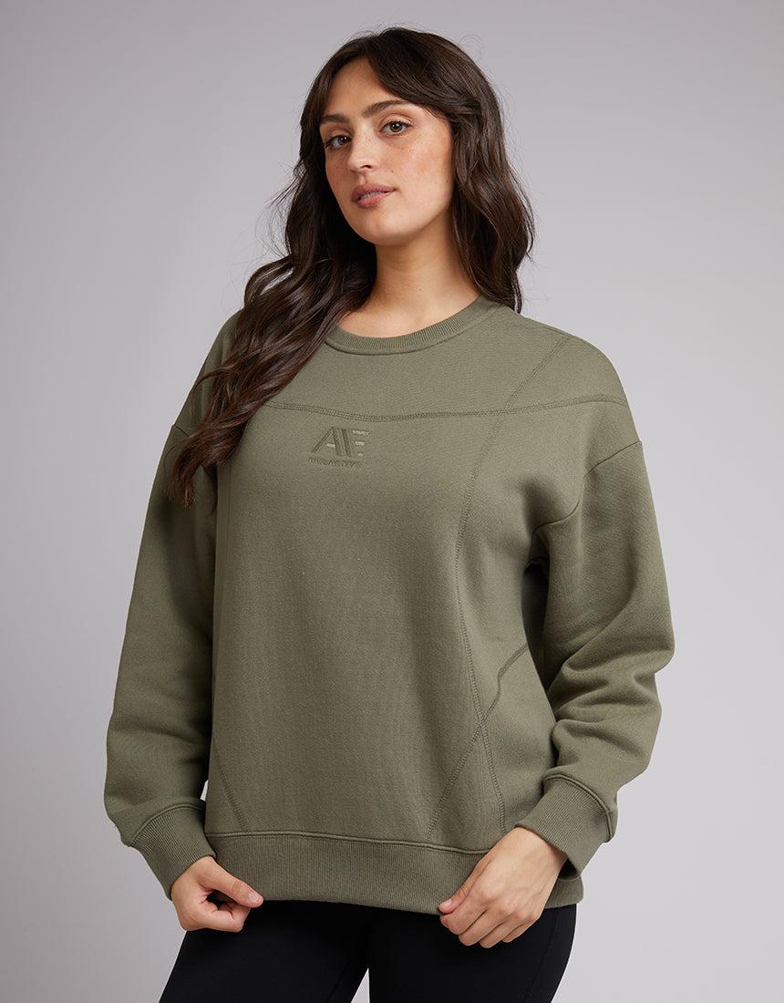 All About Eve-Active Tonal Crew Khaki-Edge Clothing