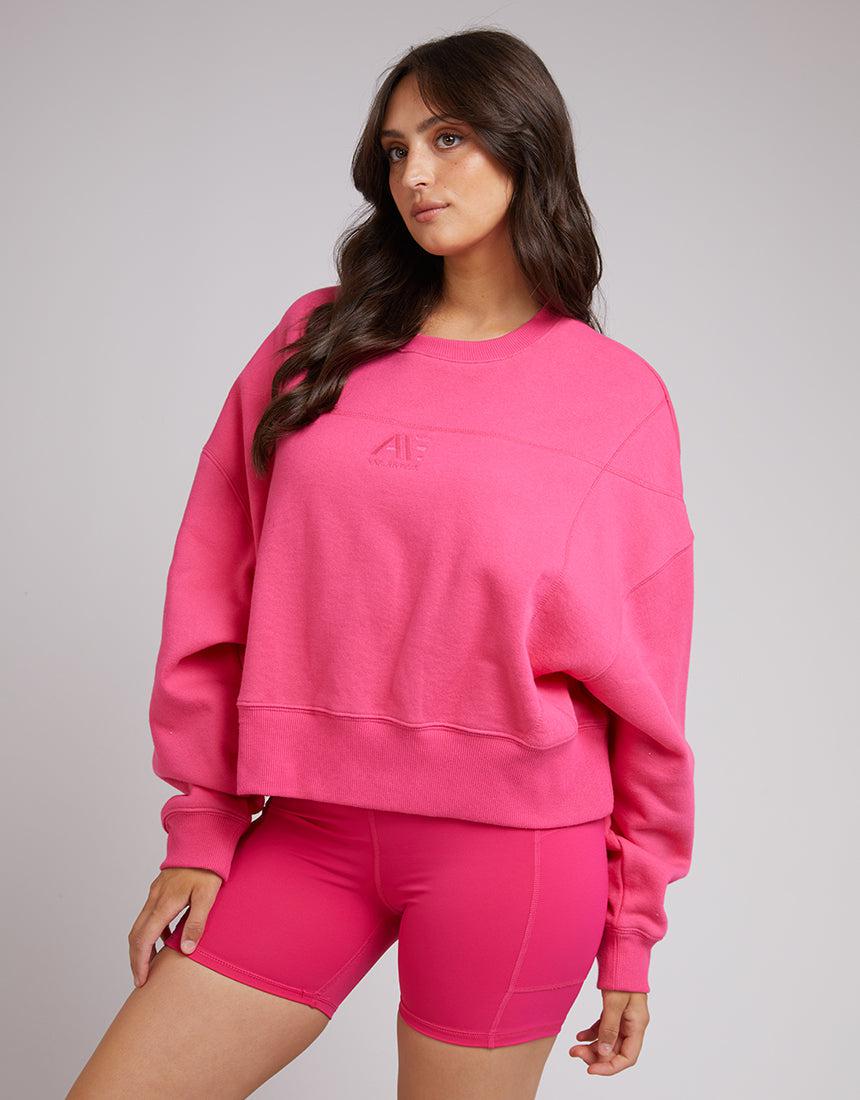 All About Eve-Active Tonal Sweater Rose-Edge Clothing