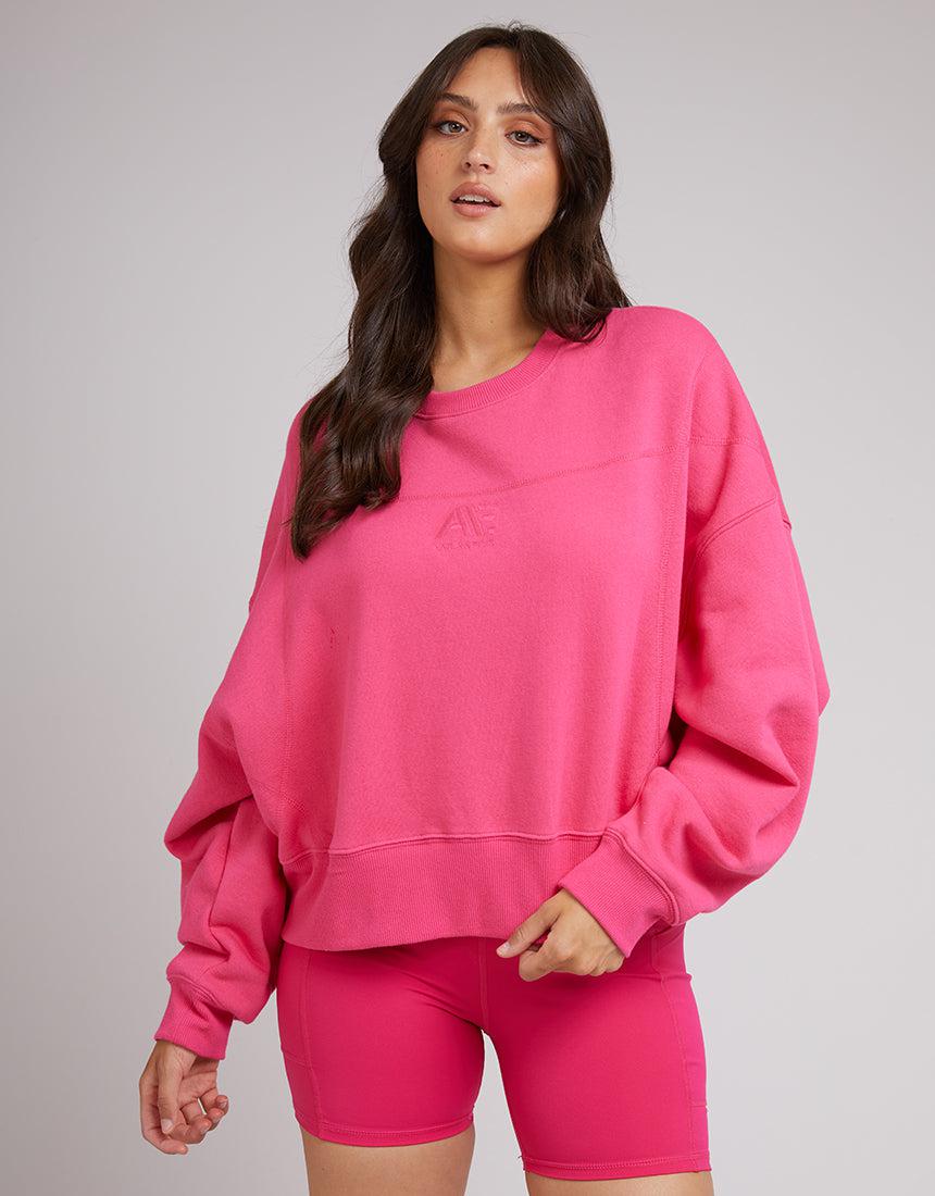 All About Eve-Active Tonal Sweater Rose-Edge Clothing