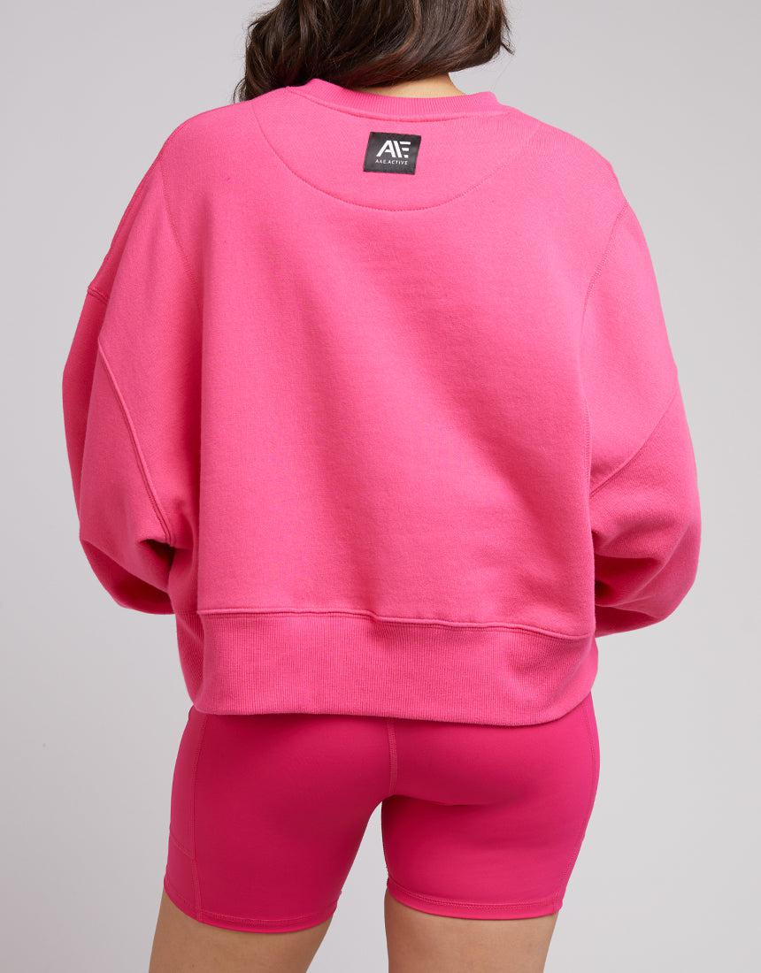 All About Eve-Active Tonal Sweater Rose-Edge Clothing