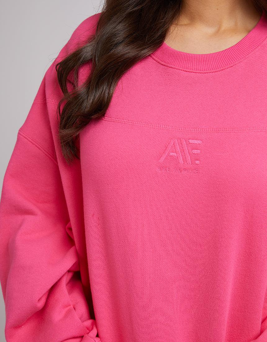 All About Eve-Active Tonal Sweater Rose-Edge Clothing