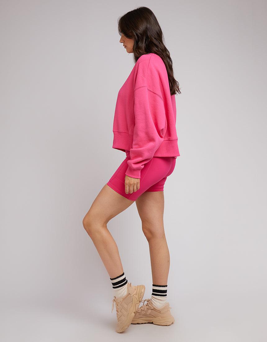 All About Eve-Active Tonal Sweater Rose-Edge Clothing