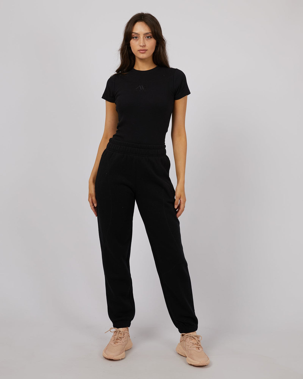 All About Eve-Active Tonal Trackpant Black-Edge Clothing