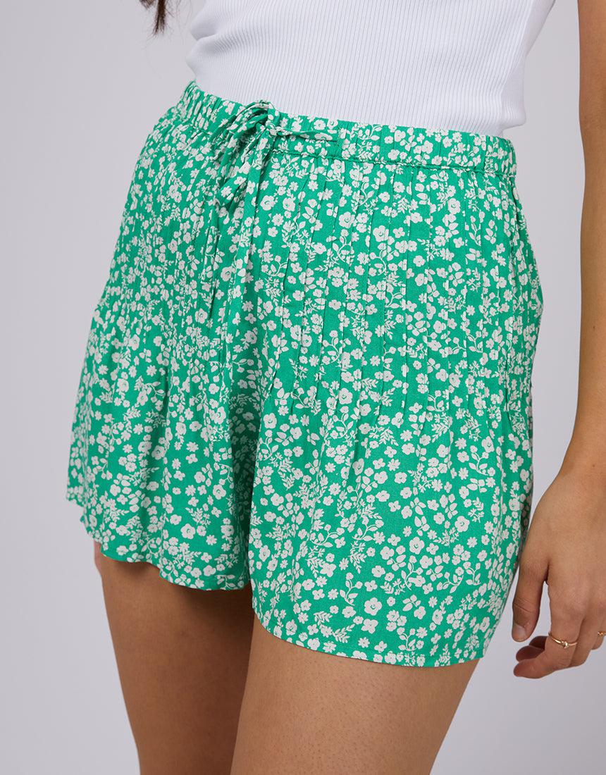 All About Eve-Amalfi Short Green-Edge Clothing