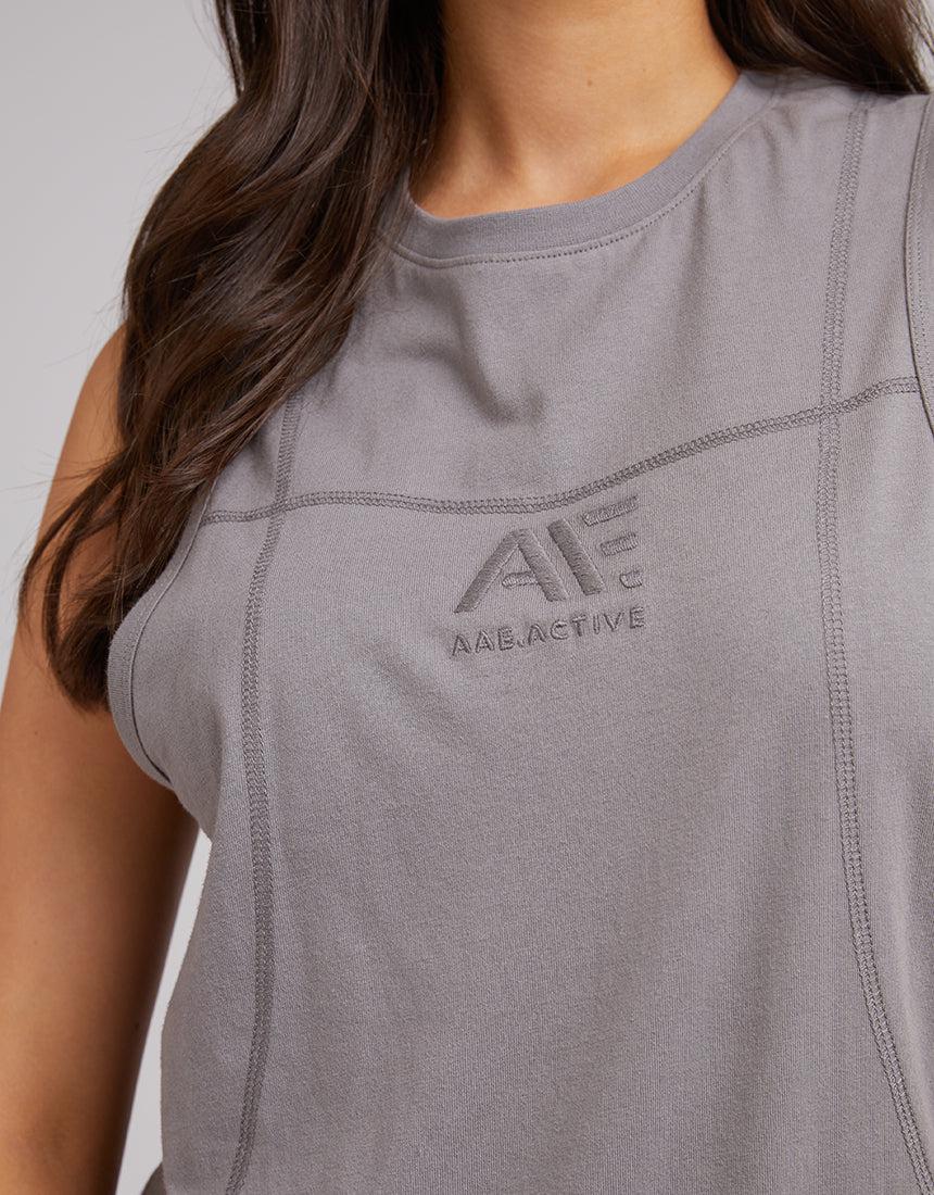 All About Eve-Anderson Tank Charcoal-Edge Clothing