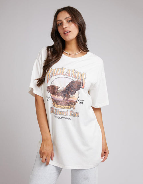 All About Eve-Badlands Tee Vintage White-Edge Clothing