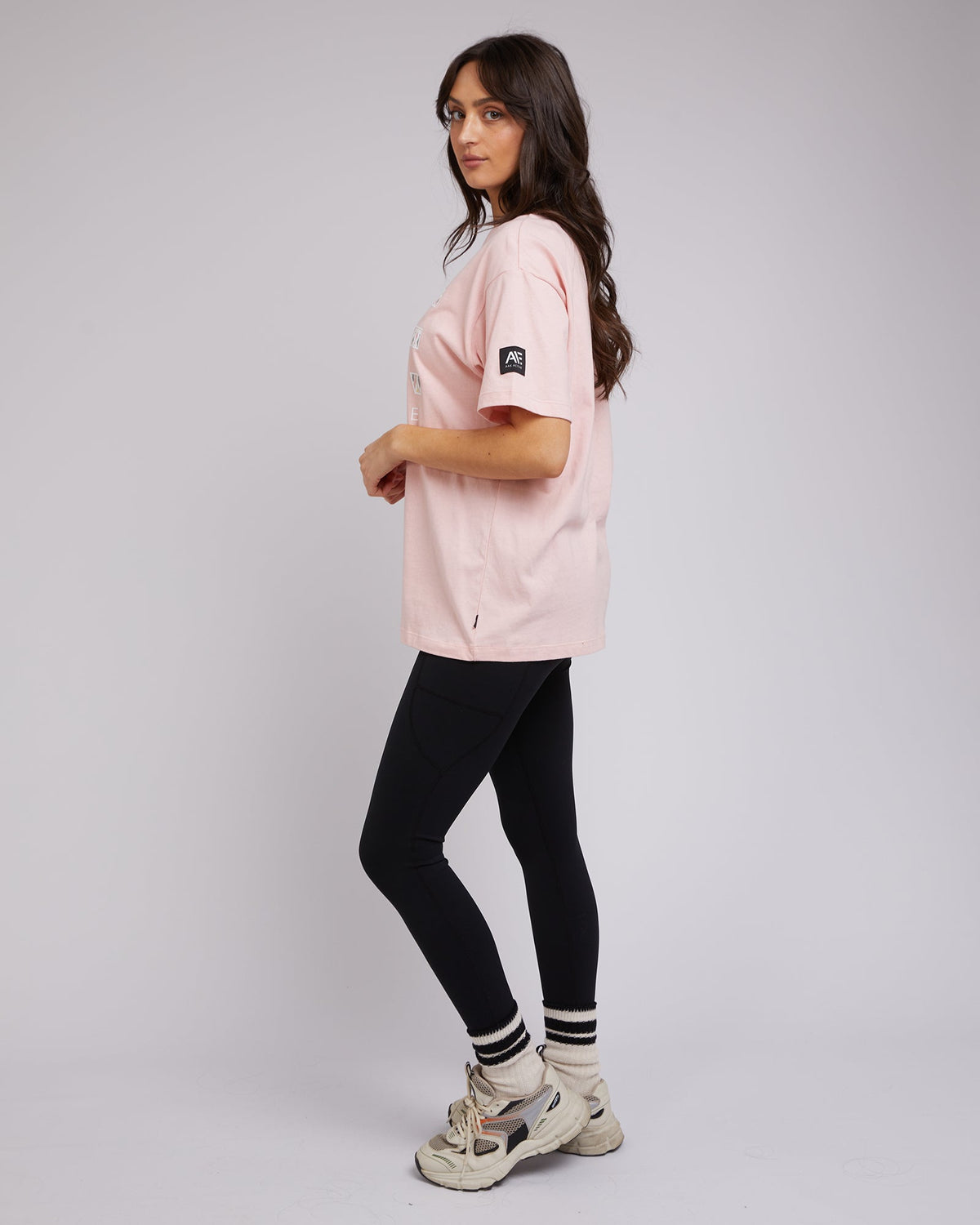 All About Eve-Base Active Tee Pink-Edge Clothing