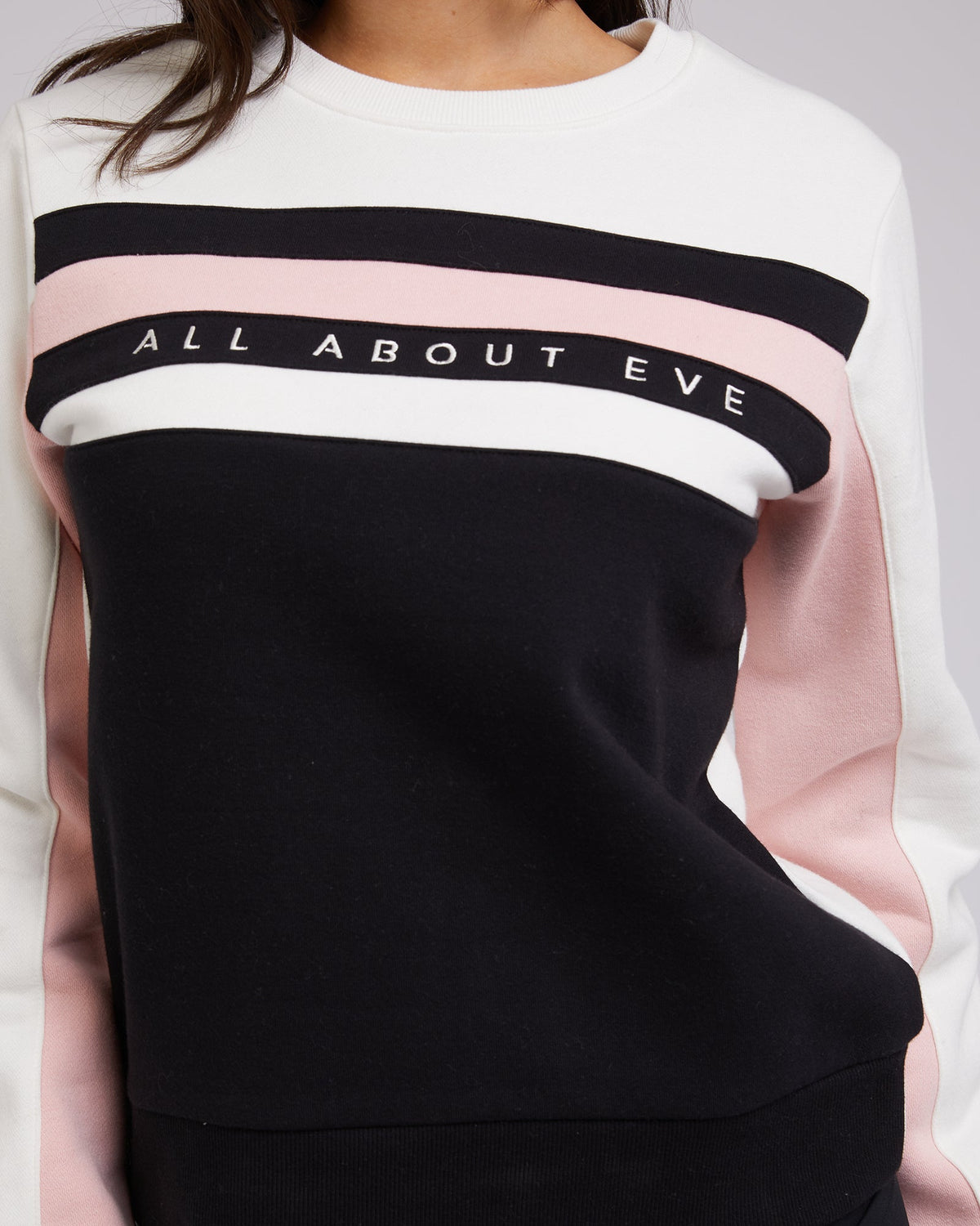 All About Eve-Base Contrast Crew Vintage White-Edge Clothing