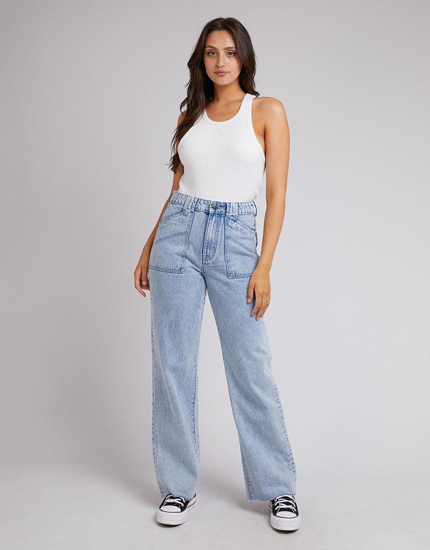 All About Eve-Becca Pant Light Blue-Edge Clothing