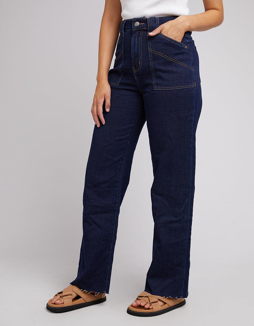 All About Eve-Becca Pant Organic Blue-Edge Clothing