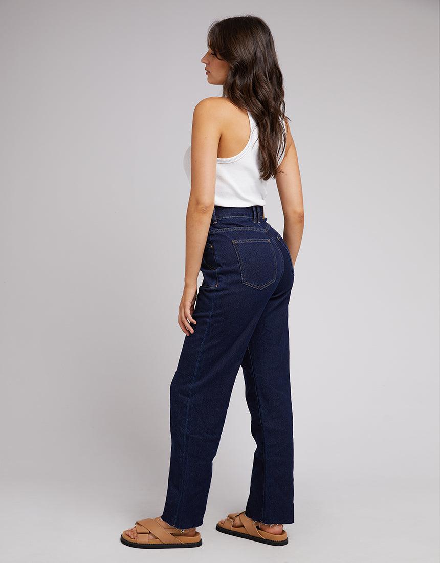 All About Eve-Becca Pant Organic Blue-Edge Clothing