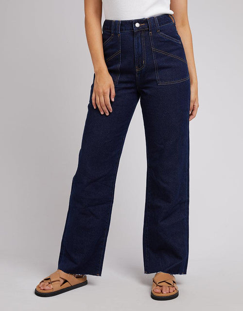 All About Eve-Becca Pant Organic Blue-Edge Clothing