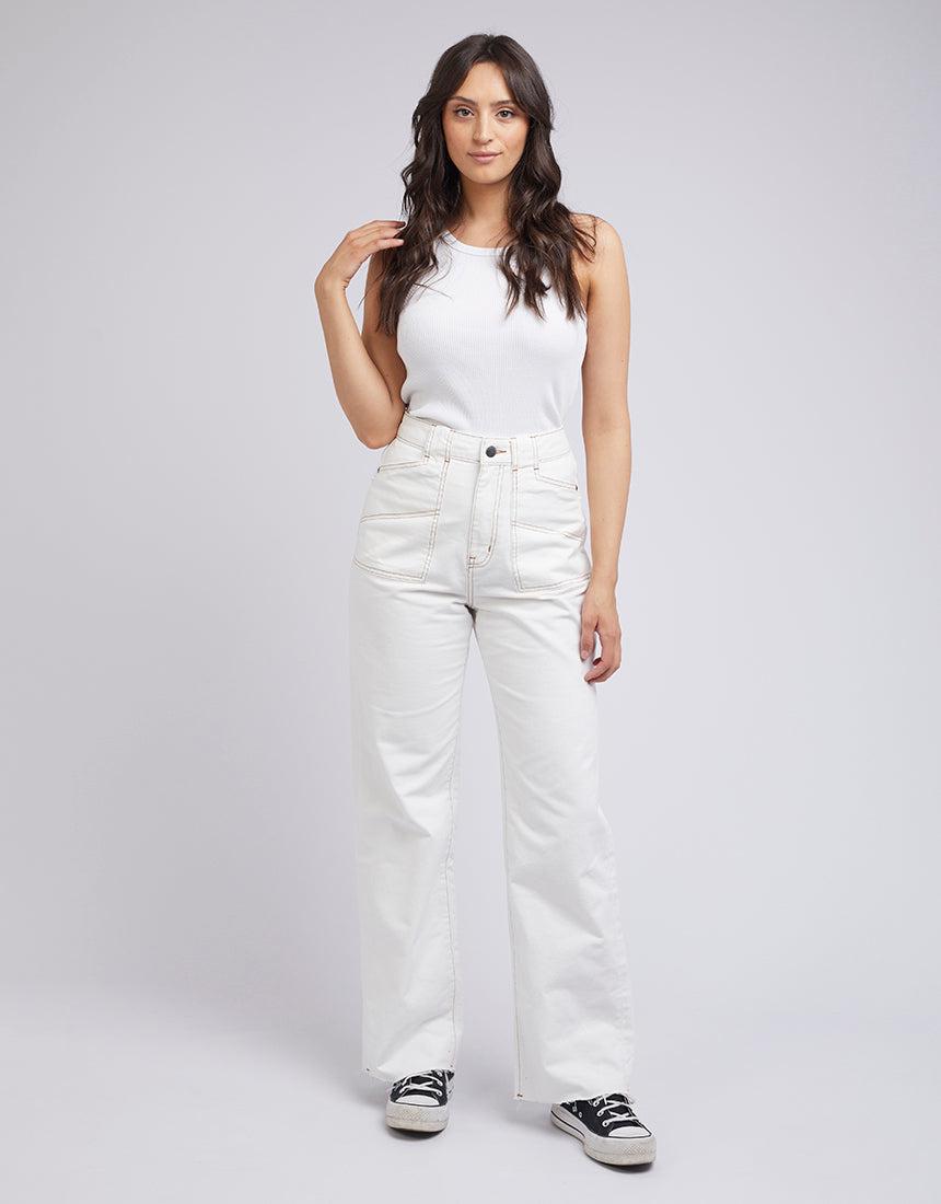 All About Eve-Becca Pant Vintage White-Edge Clothing