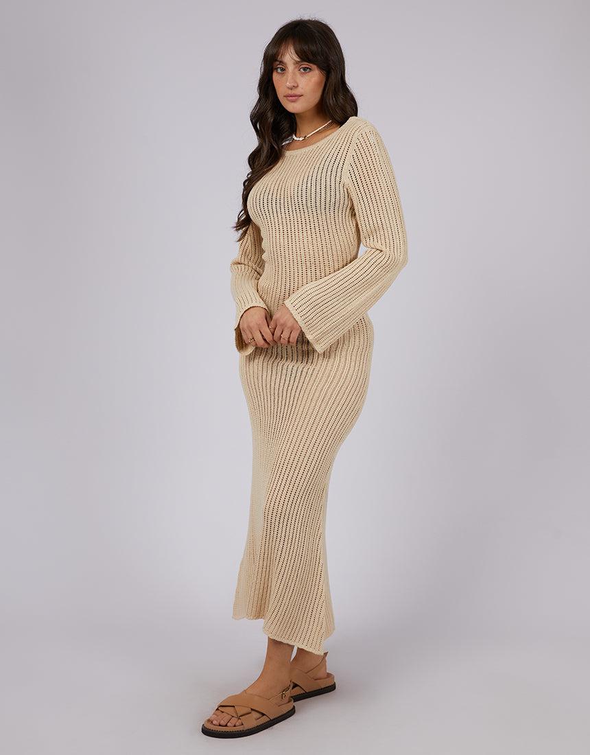 All About Eve-Bianca Maxi Dress Natural-Edge Clothing