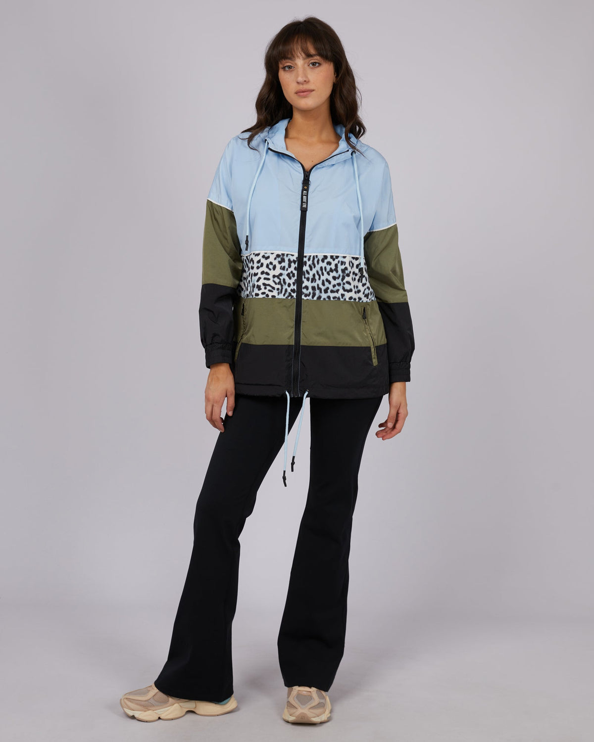 All About Eve-Blizzard Panel Spray Jacket Black-Edge Clothing