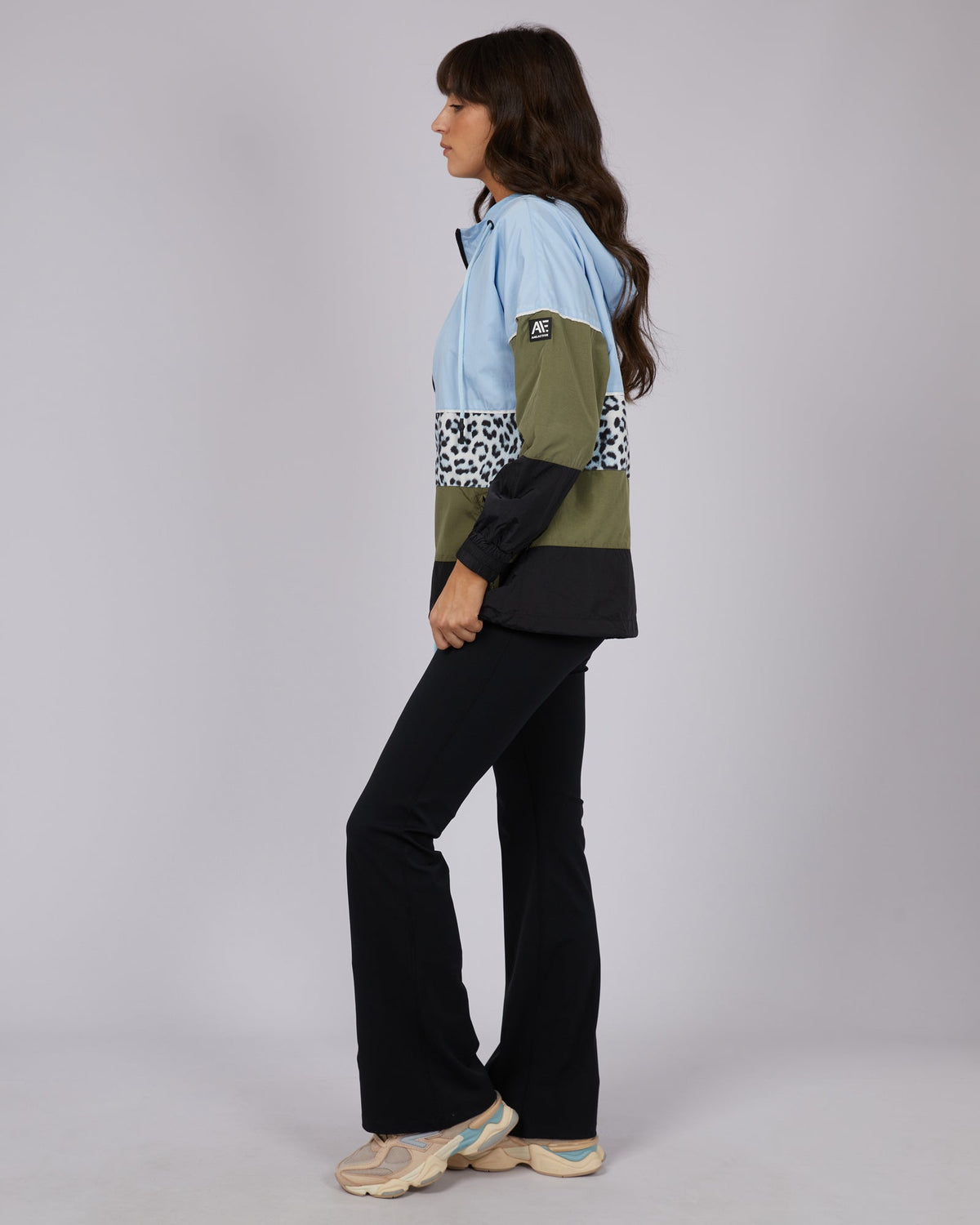 All About Eve-Blizzard Panel Spray Jacket Black-Edge Clothing