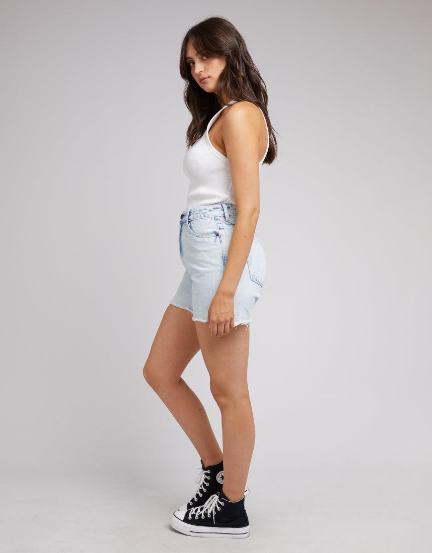 All About Eve-Bobby Cut Off Short Bleach-Edge Clothing