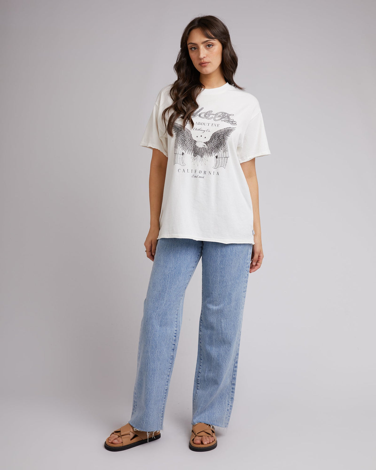 All About Eve-Brooks Tee Vintage White-Edge Clothing