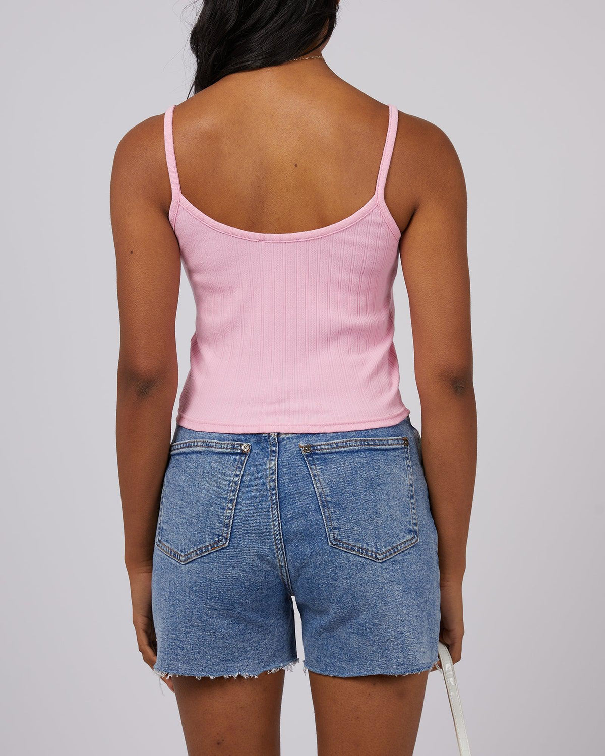 All About Eve-Caprice Tank Pink-Edge Clothing