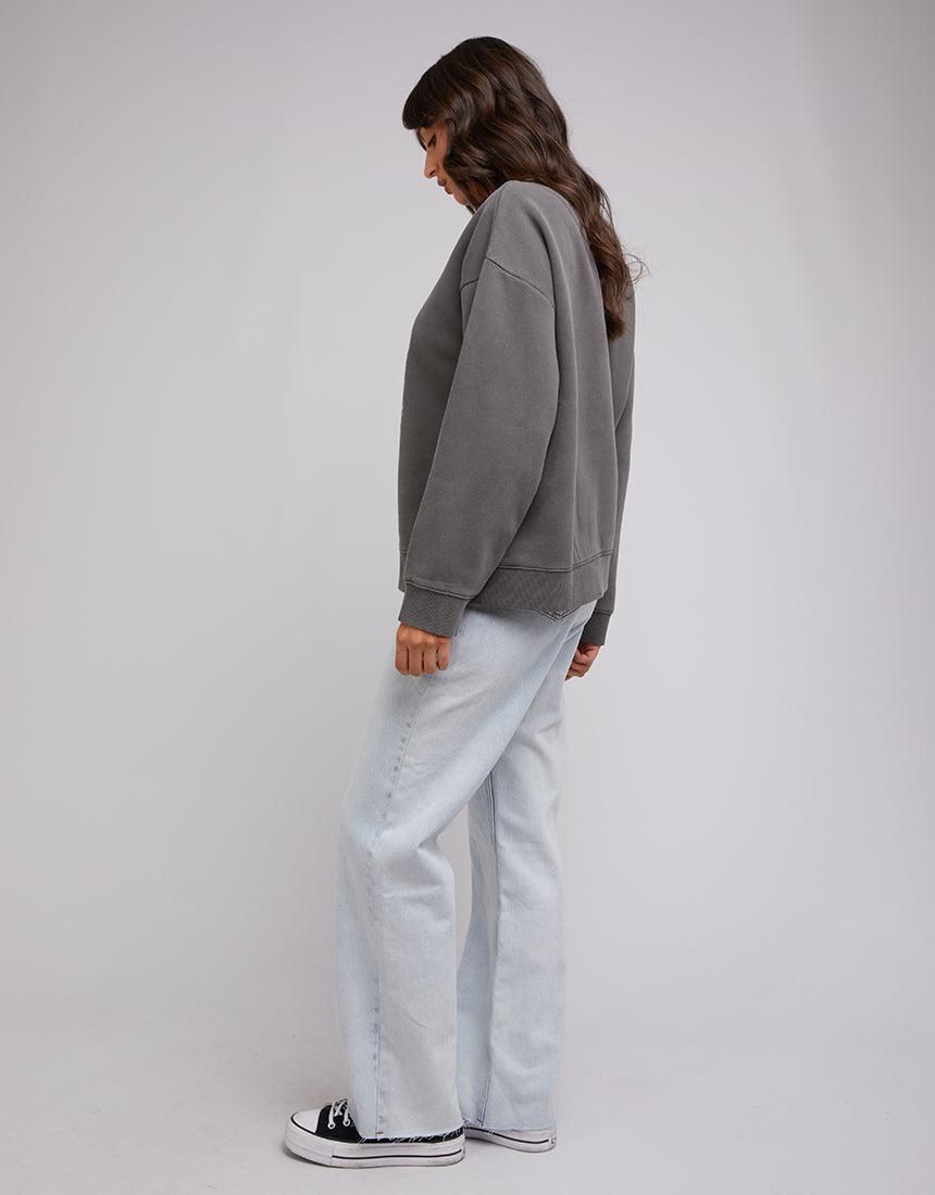 All About Eve-City Crew Charcoal-Edge Clothing