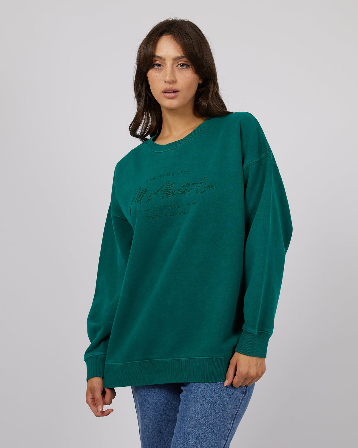All About Eve-Classic Crew Emerald-Edge Clothing
