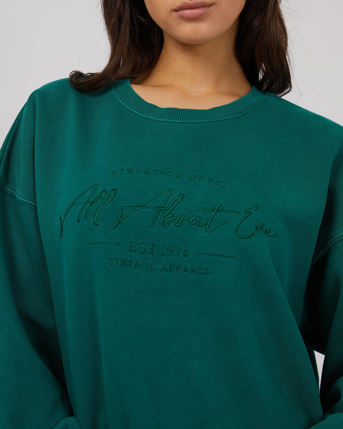 All About Eve-Classic Crew Emerald-Edge Clothing
