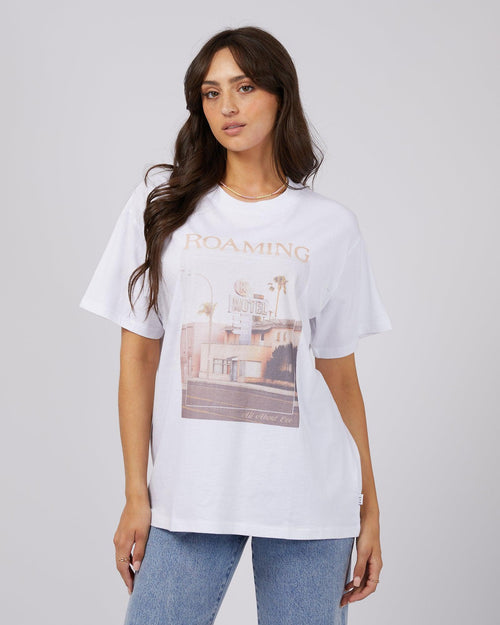 All About Eve-Destination Tee White-Edge Clothing