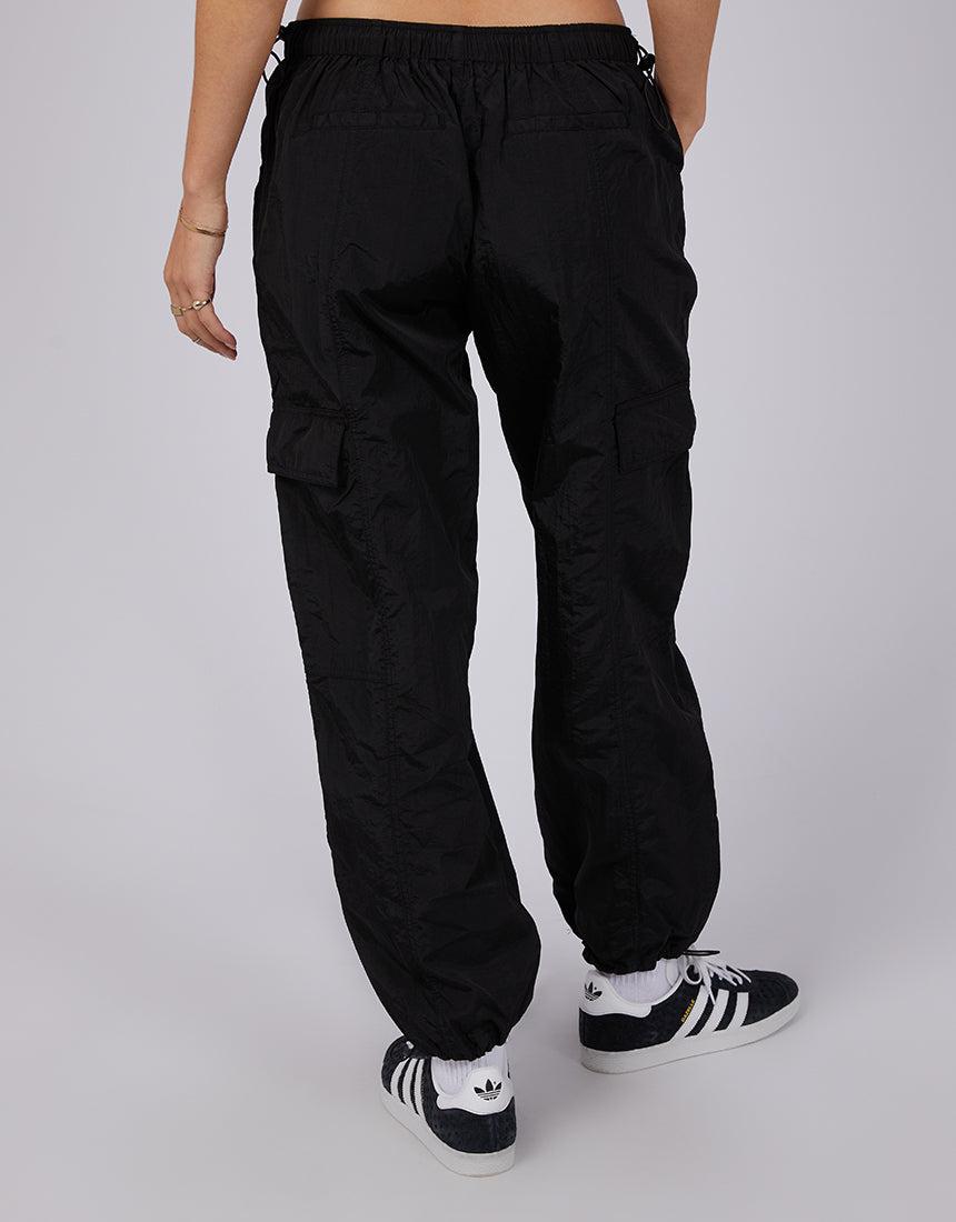 All About Eve-Elliot Parachute Pant Black-Edge Clothing