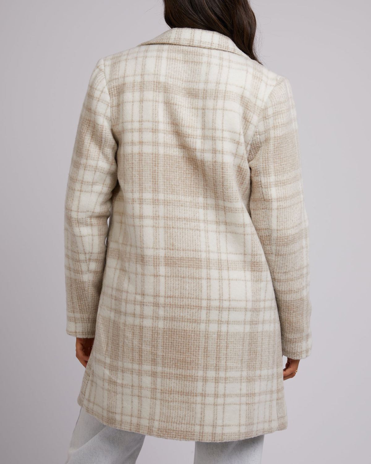 All About Eve-Emily Check Coat Check-Edge Clothing