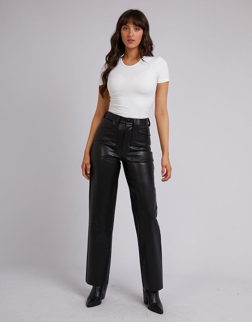 All About Eve-Eve Staple Top White-Edge Clothing
