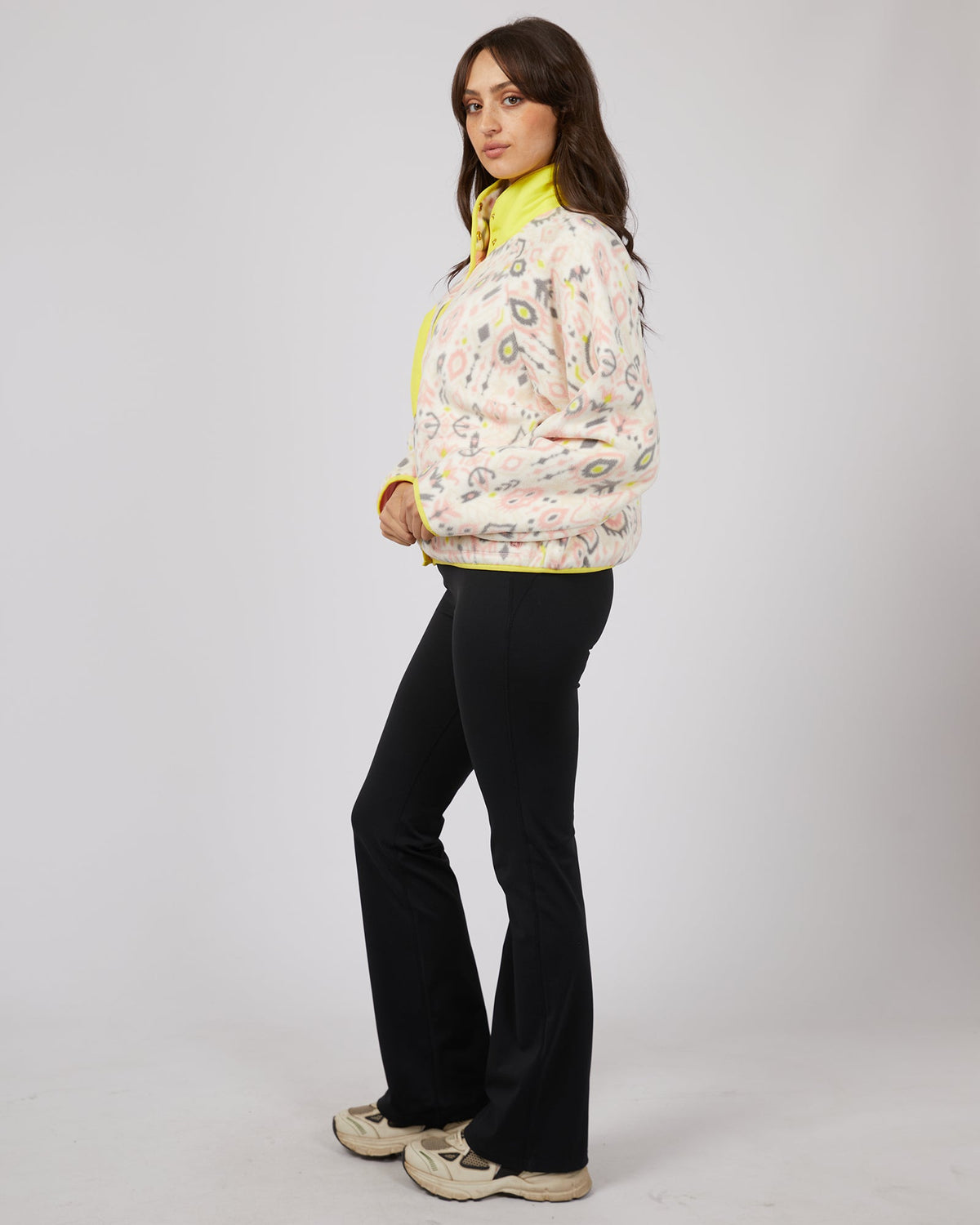 All About Eve-Explore Teddy Jacket Print-Edge Clothing