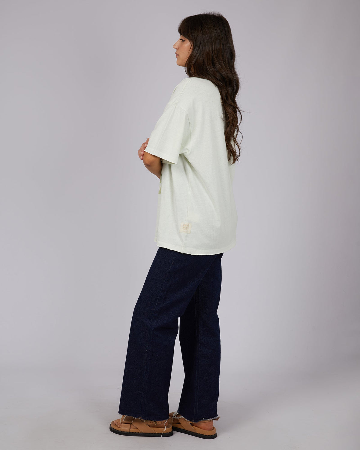 All About Eve-Future Is Bright Tee Sage-Edge Clothing