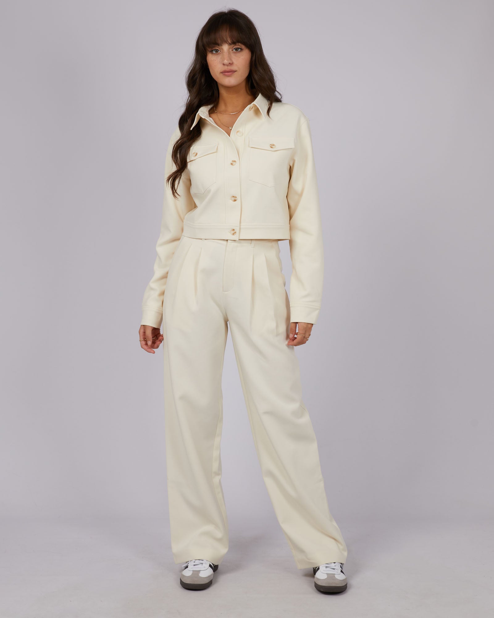 Gia Jacket Vintage White Edge Clothing