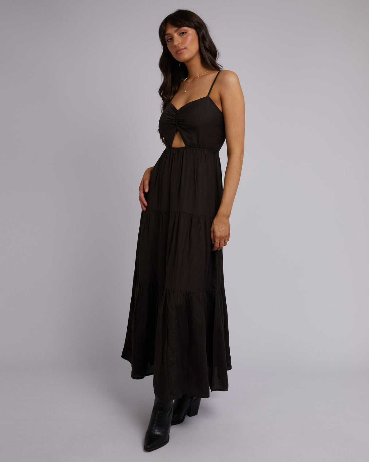 All About Eve-Gracie Maxi Dress Black-Edge Clothing