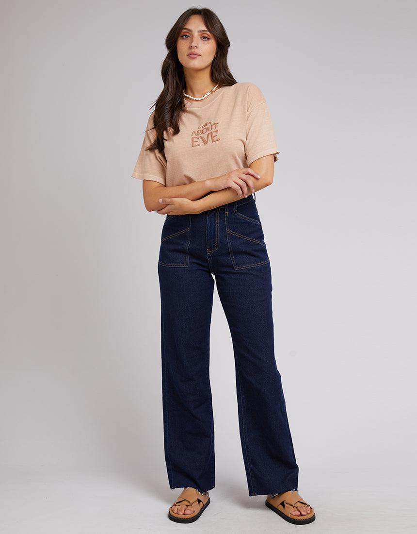 All About Eve-Grounded Tee Tan-Edge Clothing