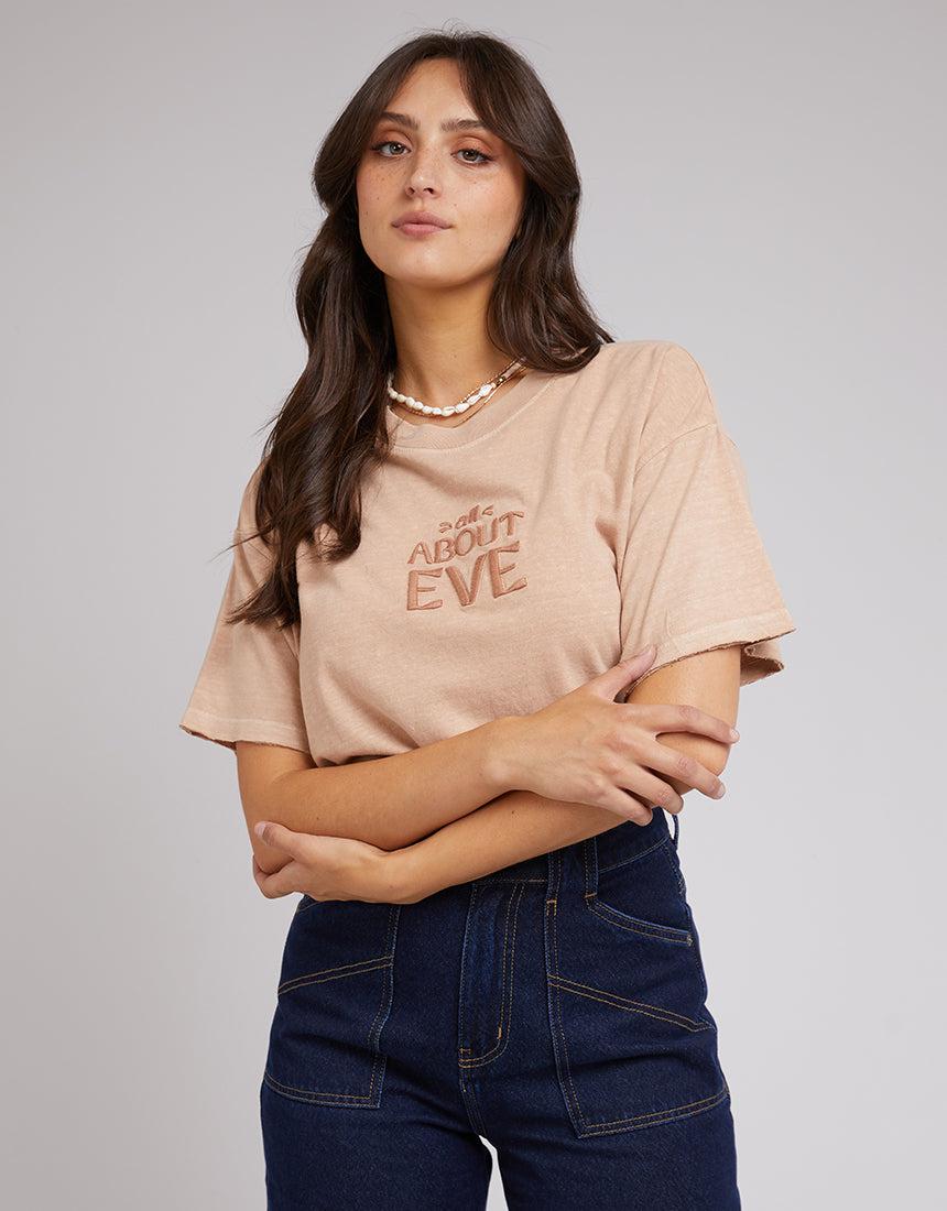 All About Eve-Grounded Tee Tan-Edge Clothing