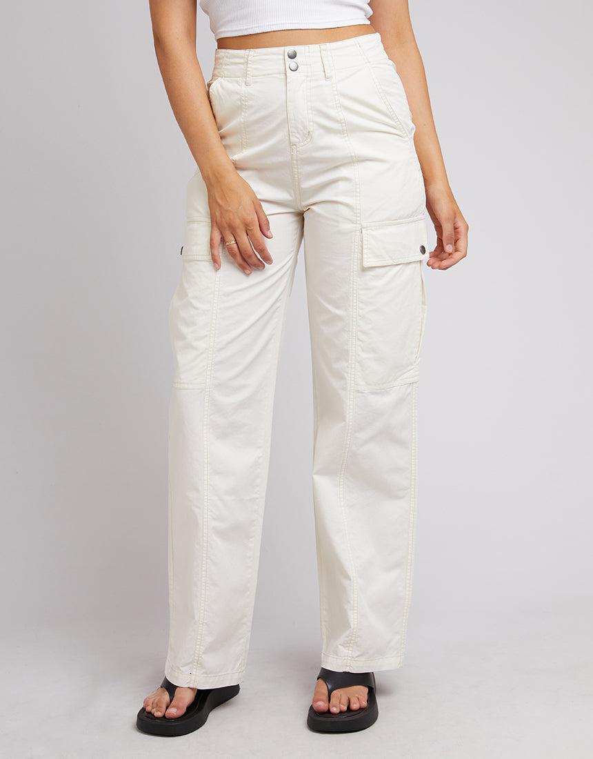 All About Eve-Jessie Cargo Pant Vintage White-Edge Clothing