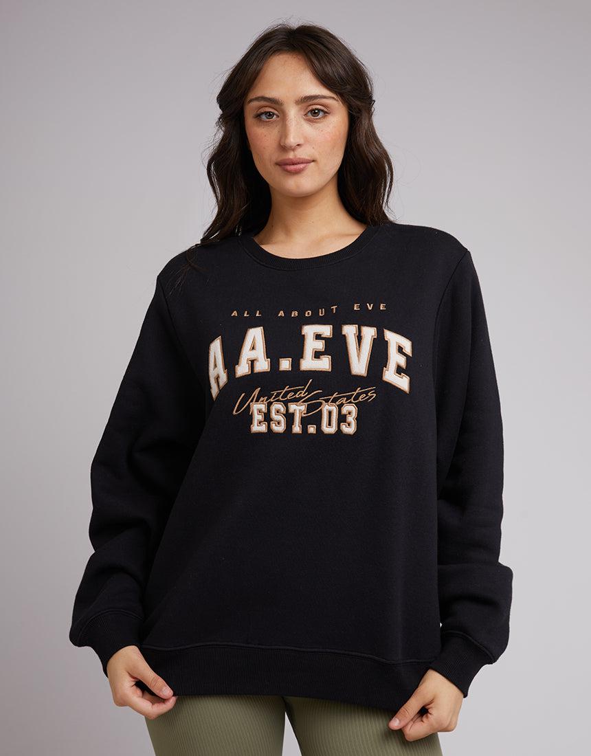 All About Eve-Jordan Leopard Crew Black-Edge Clothing