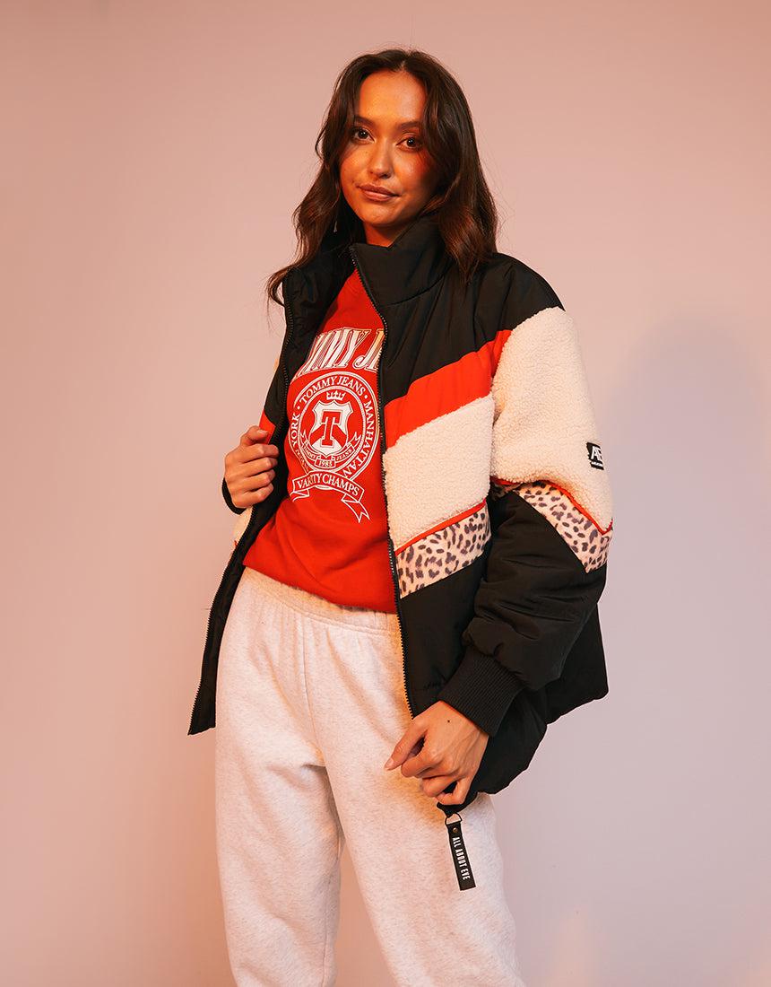 All About Eve-Jordan Puffer Jacket Black-Edge Clothing