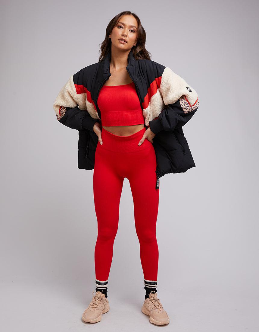 All About Eve-Jordan Puffer Jacket Black-Edge Clothing