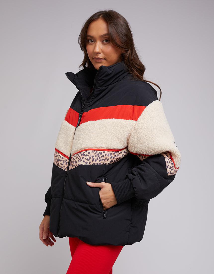 All About Eve-Jordan Puffer Jacket Black-Edge Clothing