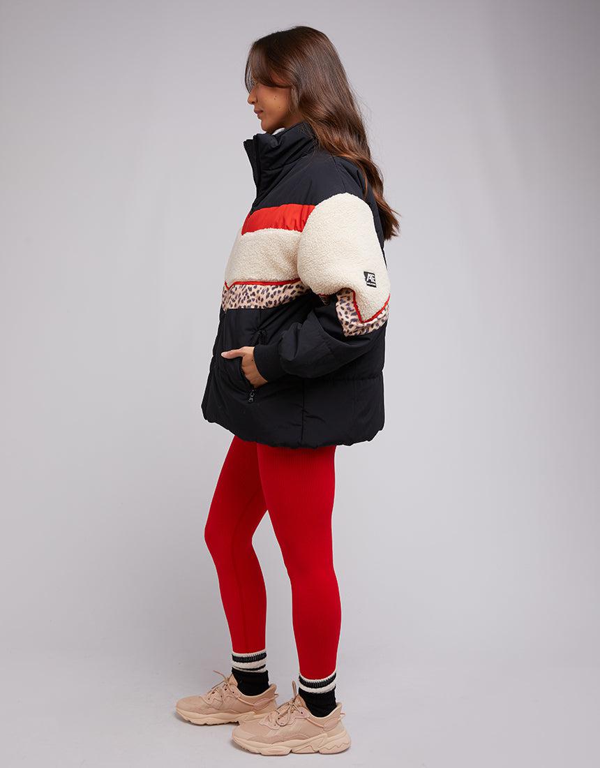 All About Eve-Jordan Puffer Jacket Black-Edge Clothing