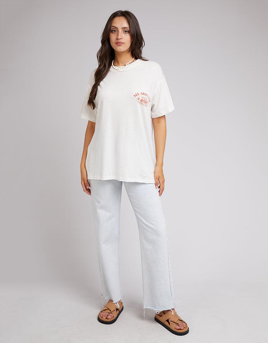 All About Eve-Kind Eyes Tee Vintage White-Edge Clothing